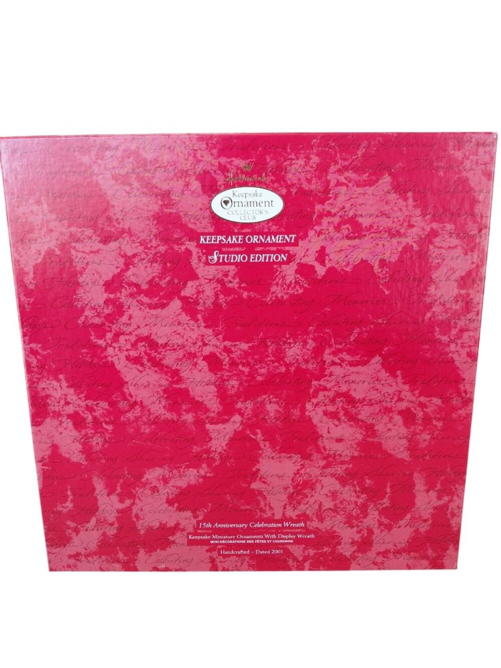 Hallmark Keepsake Ornament Collectors 15th Anniversary Wreath Studio Edition